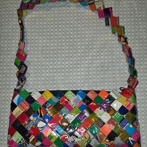 Colorful Woven Women's Bag